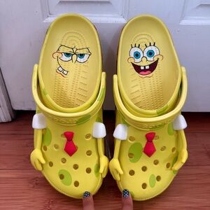 Crocs x SpongeBob Limited Edition Clogs Men’s 11 NWT
